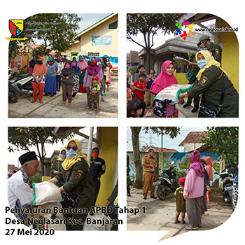 PENYALURAN BANTUAN APBD TAHAP 1